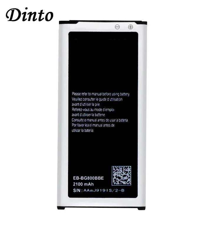 Dinto 2100 мАч EB-BG800BBE EB BG800BBE батареи, аккумулятор для телефона samsung Galaxy S5 mini SM-G800F G870A G800H