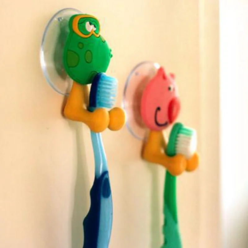Силиконовый держатель для зубной щетки 5 шт./лот|bathroom suction hook|suction hookssucker toothbrush holder |