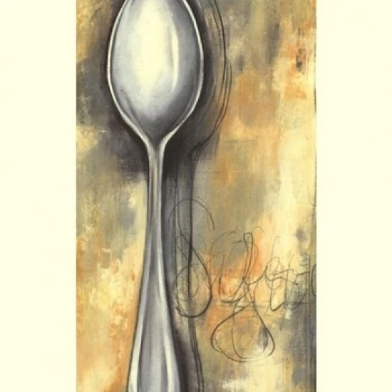 Sophisticated Silver II Poster Print by Laura Nathan (13 x 19)