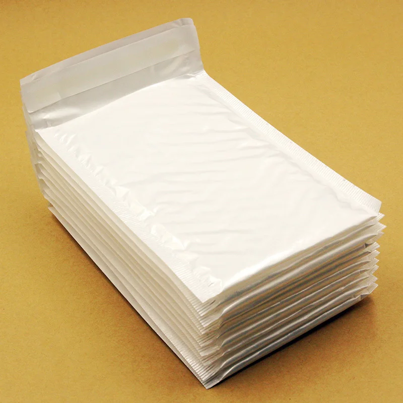 

10 PCS 12*18cm Pearl Film Bubble Envelope White Mailing Bag Anti-pressure Anti-static Anti-shock