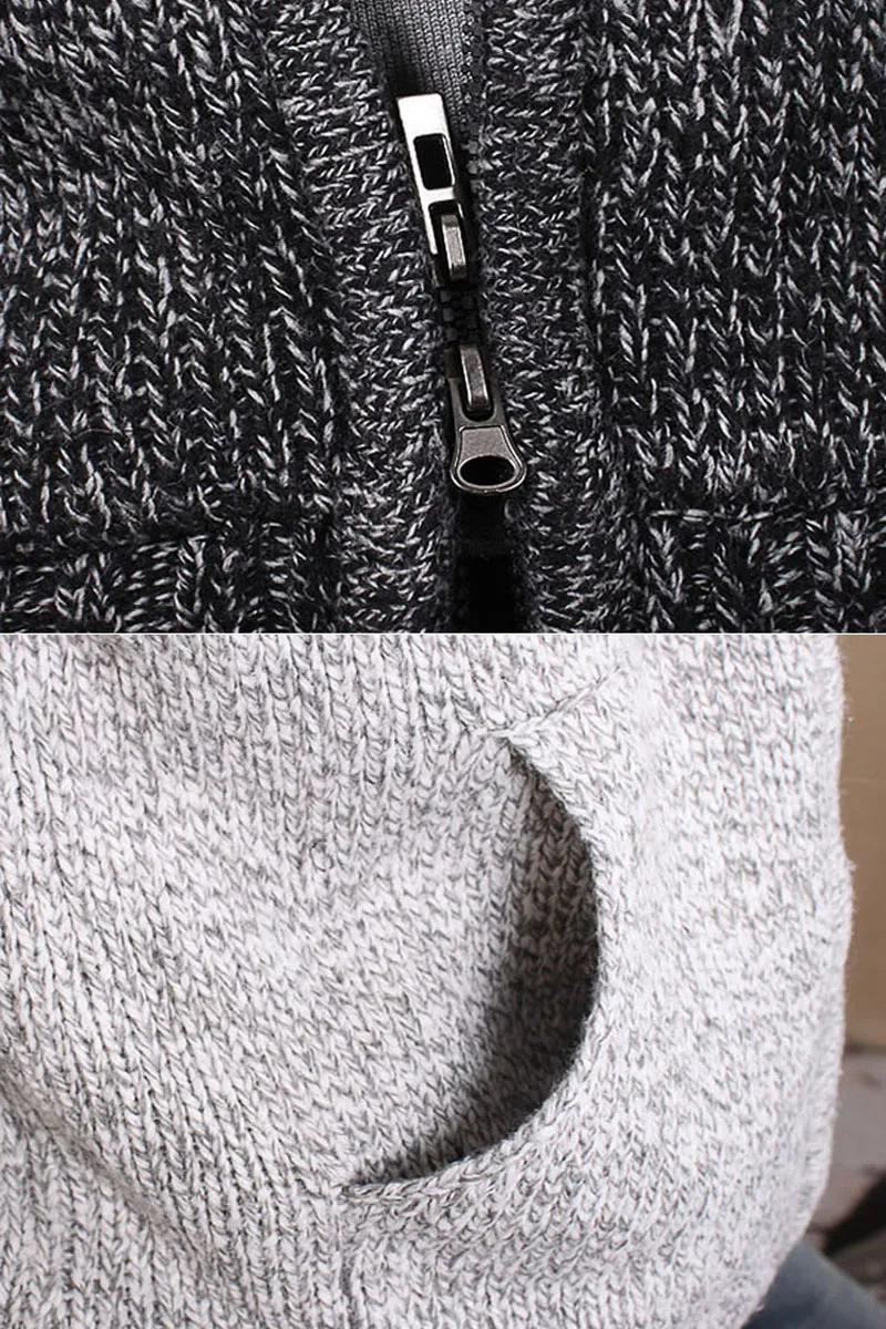 Зимний свитер человек Повседневное мужские кардиган британский толщиной Меховая подкладка теплые флисовые свитера 0uterwear Фирменная новинка мужской свитер с капюшоном