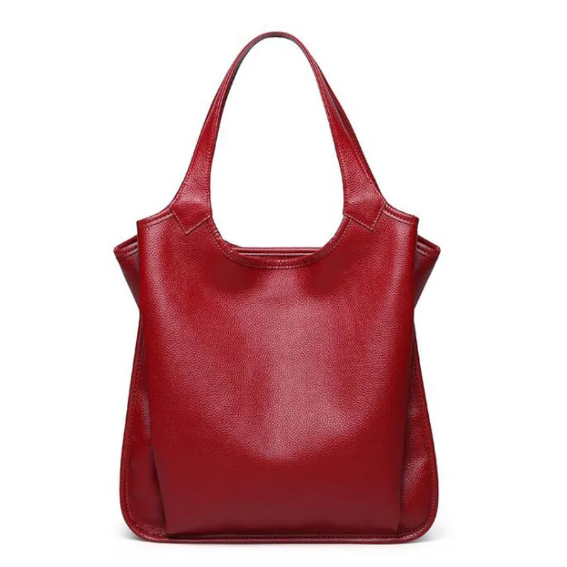 

2019 spring and summer new leather Litchi Pattern handbags casual bag handbag shoulder bag ladies bag