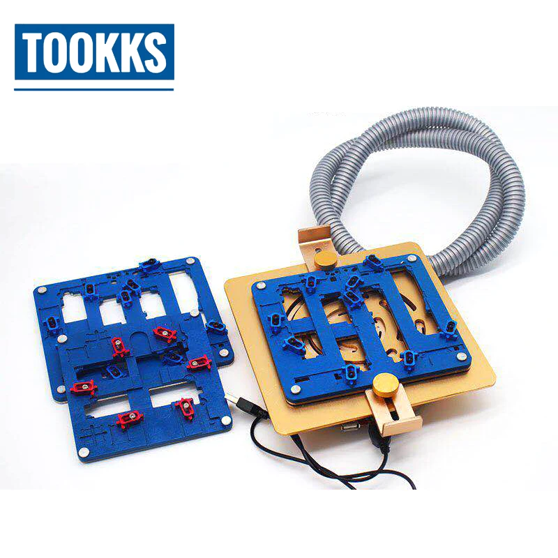

Universal 360 Degree Rotation Phone Repairs Fixture Motherboard Repair Platform BGA Main Board Rapid Cooling Radiator