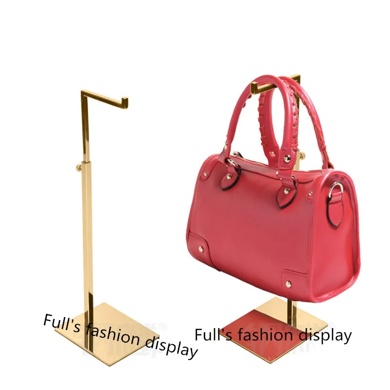 

Adjustable White&black Gold Silver Stainless steel lady's bag bracket, bag rack, bag display rack, leather bag display props