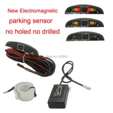 Новый Бесплатная доставка Электромагнитная датчик парковки, с 3 цветов LED diaplay и звуковой сигнал, не скрывался не сверлить