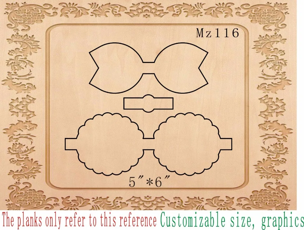 

Nice-2 bow wooden mold & Wooden dies for scrapbooking, fit MY machine