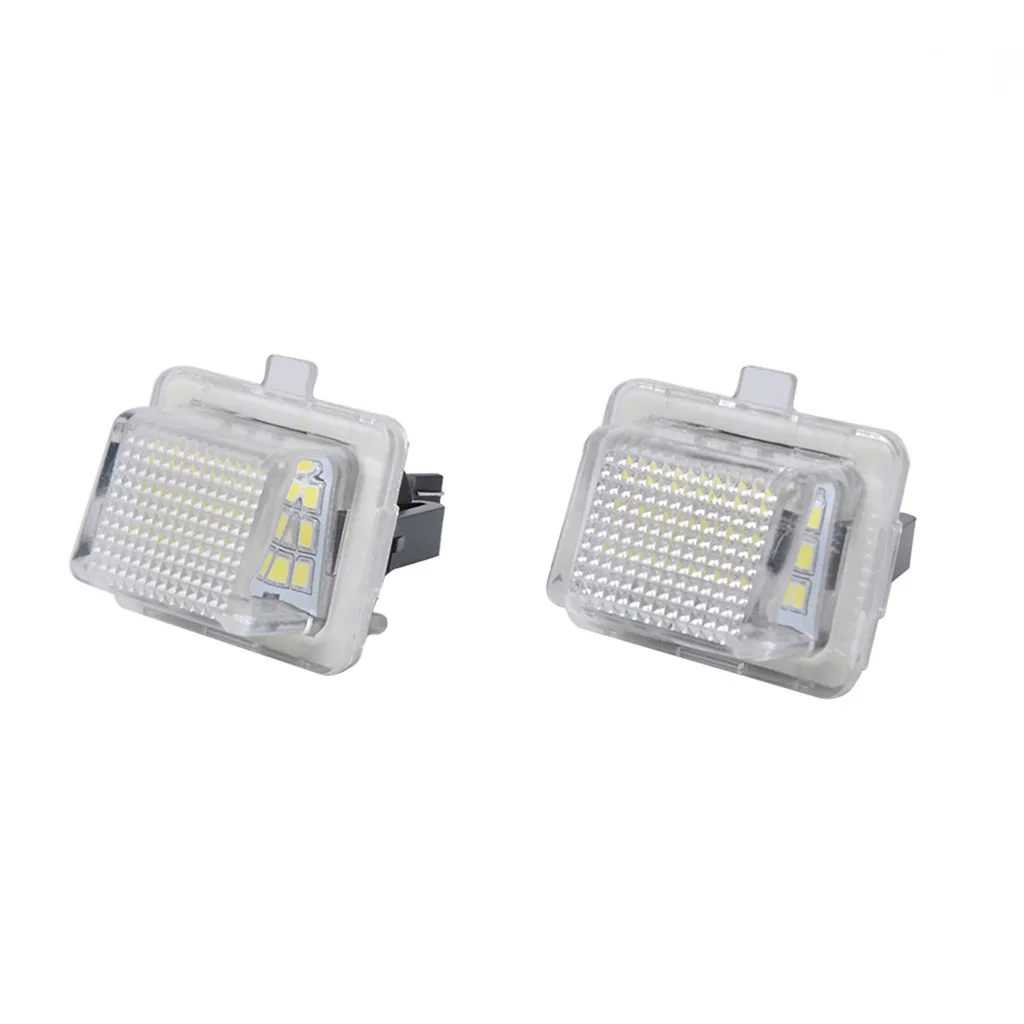 2шт номерной знак свет 14В 2 24 Вт 2835LED для Mercedes Benz W204 W212 W221 белый OEA2218200856 | Автомобили