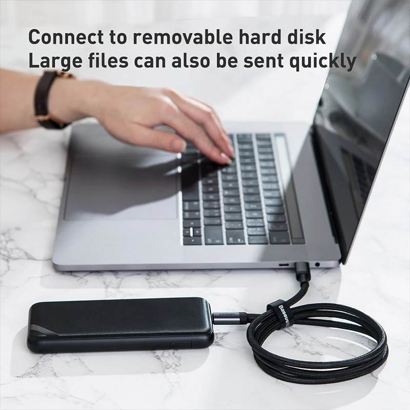 Кабель Baseus usb type C to type C 5 Гбит/с скорость передачи данных QC3.0 кабель для быстрой зарядки Gen2 поддержка проекционного экрана