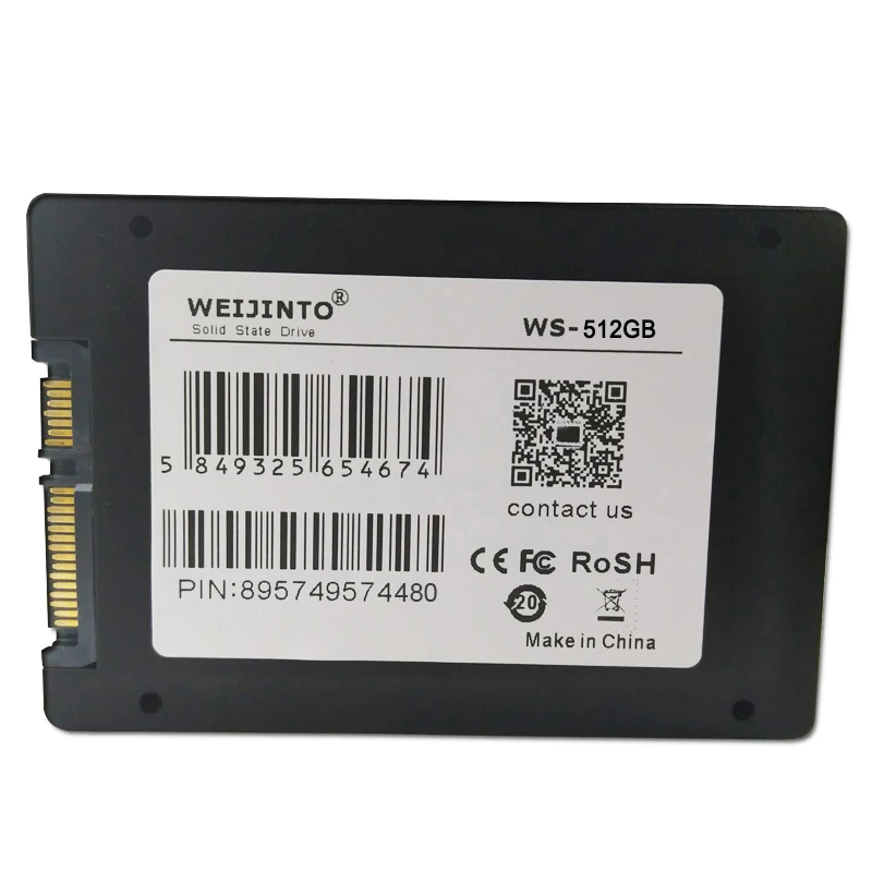 WEIJINTO SSD 1 ТБ 960GB 512GB 480GB 360GB 256GB 240GB 128GB 120GB 2,5 GB Sata SSD дюймовый Внутренний твердотельный Настольный Ноутбук