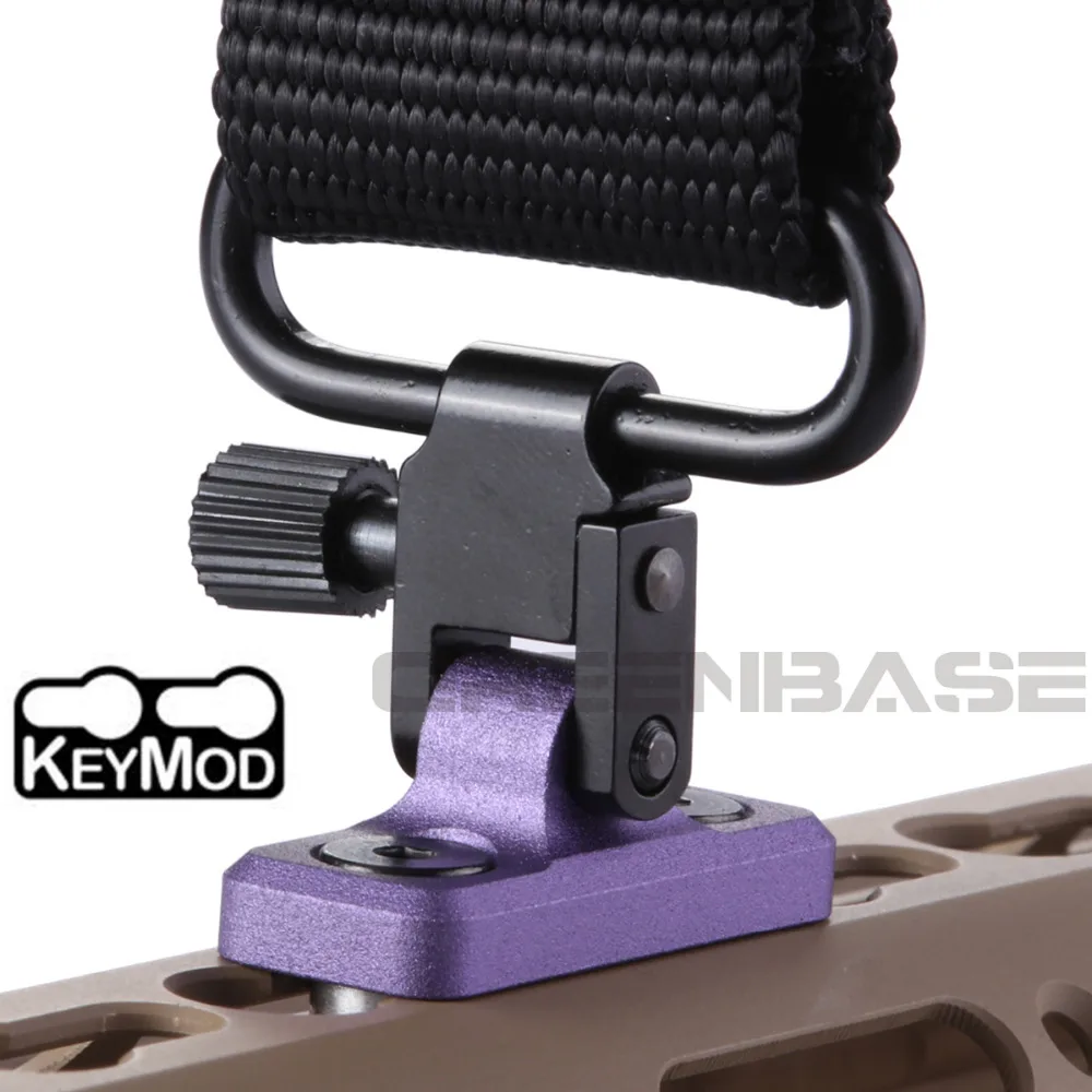 Greenbase Keymod винтовка Sling Mount Sling Adapter пистолет Sling Attachment для Keymod system fit Uncle Mikes style Sling Swivel