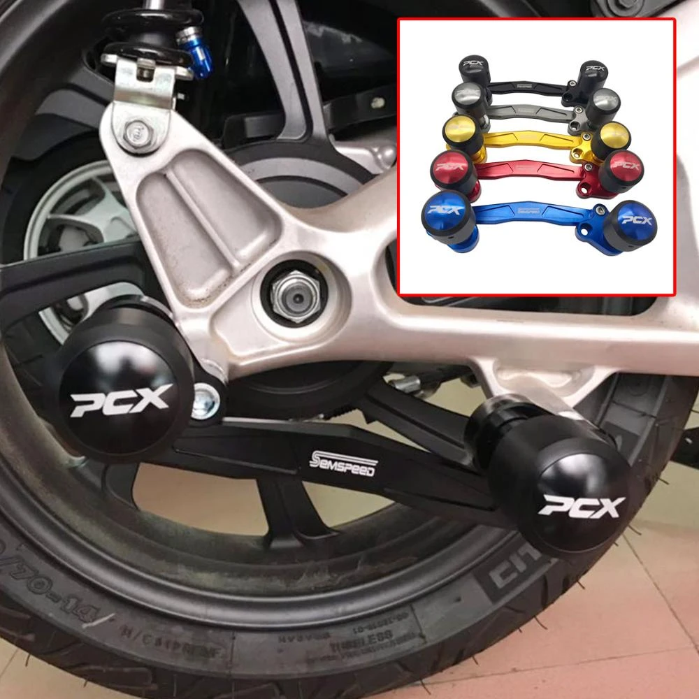Pcx Logo Exhaust Crash Sliders Honda 150 125 2021 Case Fork - AliExpress