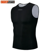 CYCEARTH мужские веломайки быстросохнущая ткань одежда без рукавов дорога MTB Велосипедное нижнее белье Спортивная футболка Майки базовый слой