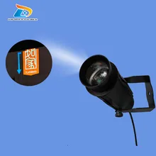 Popular Low Price OUTDOOR Advertising 20W LED Gobo Projector 1100 Lumens Company Logo Sign Gobo Projector with 1 Two Colors Gobo