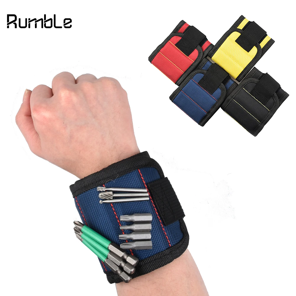 

Portable Electrician Magnetic Tool Bag Wristband Armband Woodworking Household Repair Drill Bit Screws Holder Storage Toolkit