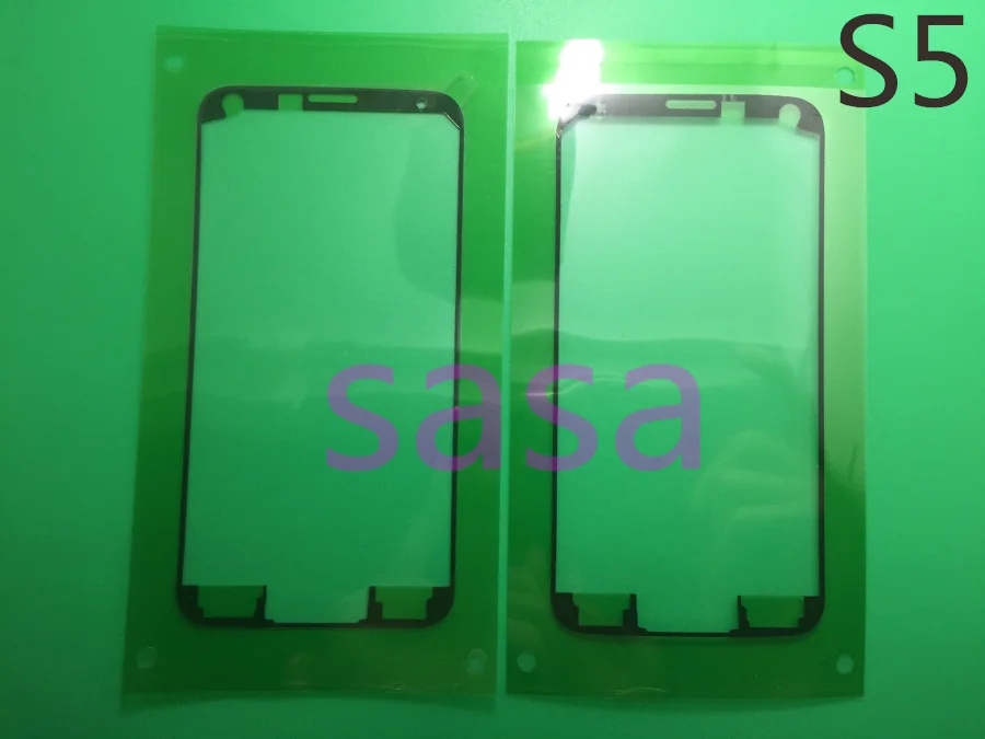 100 шт. оригинальная запасная часть для Samsung Galaxy S5 G900I G900F G900H I9600 Лицевая панель ЖК
