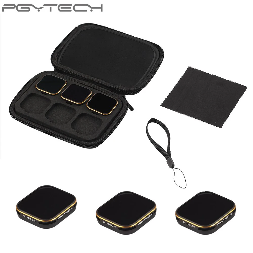 

3pcs/set PGYTECH Lens Filter Set ND8 ND16 ND32 for GOPRO Hero 5 Camera