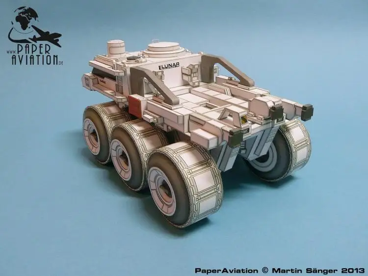 Бумажная модель 3 D для лунного Rover научной фантастики сделай сам|Картонные