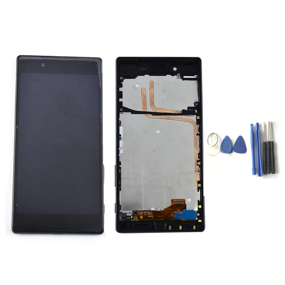 Замена сенсорного ЖК экрана в сборе для Sony Xperia Z5 E6633 E6653 дисплей с рамкой/без