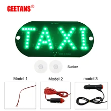 GEETANS Large Size Windscreen DIY DC12V 45LED DRL Car Taxi Meter Cab Sign Light Lamp Bulb 4 Colors for BMW Audi Ford Taxi Car H
