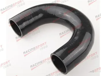 

4" 4 Ply 180 Degree Turbo Silicone Coupler Hose Pipe SIL180D4 black