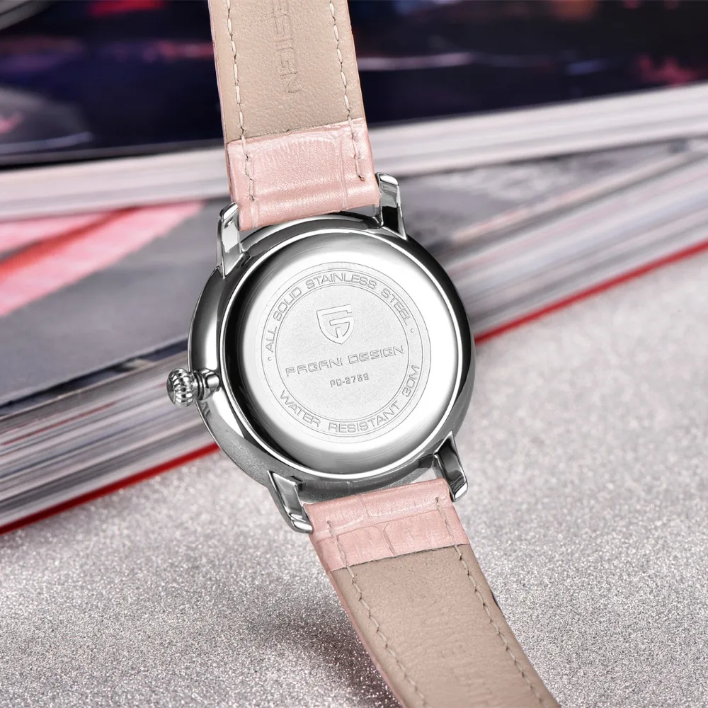 Часы Pagani женские модные водонепроницаемые из нержавеющей стали|mujer reloj|mujer casualmujer