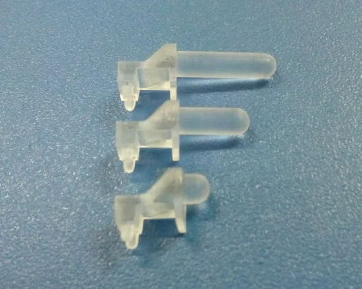 

100PC Clear color round head Right angle 2.54MM-11.43MM LIGHT PIPE FOR 3MM Led Diode LED Tube Lampshade replace SLP3