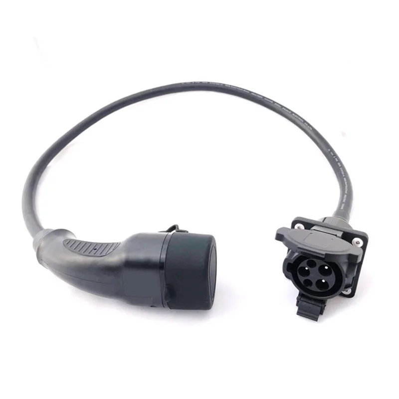 Подключение электромобиля IEC62196 гнездовой разъем для SAE J1772 EV гнездо ev адаптер