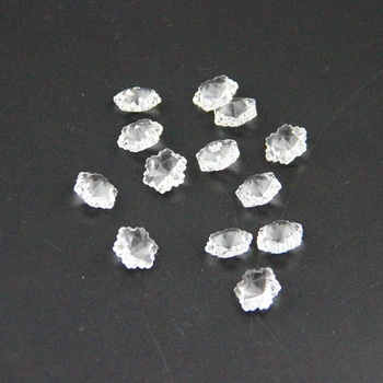 

Crystal Snow Beads 14mm Clear 100-2000pcs Glass Bead Diy Charm Bracelet Home Wedding Decoration Free Shipping