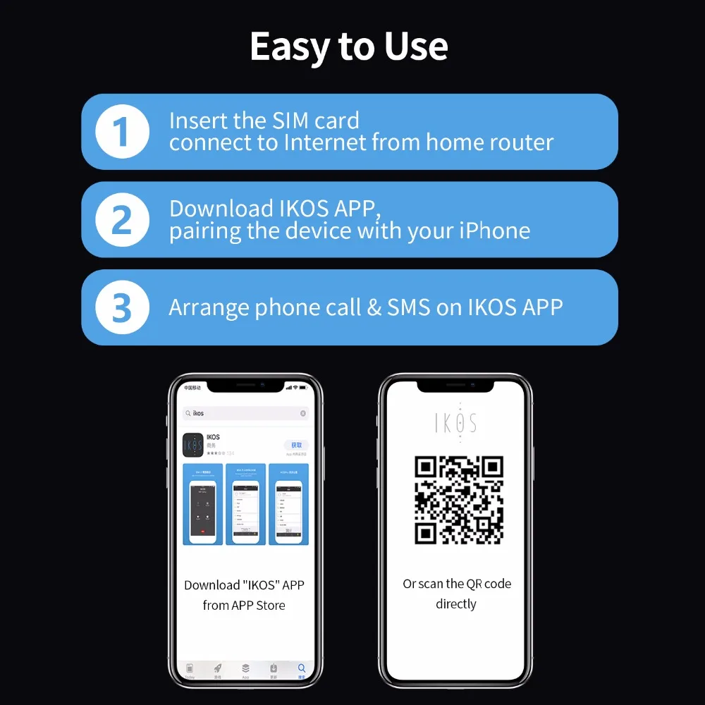 IKos 3 SIM Режим ожидания активировать онлайн одновременно WiFi роутер для iPhone 6/7/8/X/XS MAS