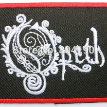 Opeth логотип музыкальная группа панк-рок вышитые утюг на / шить на патч тяжелая дэт-метал нестандартная конструкция патч доступен