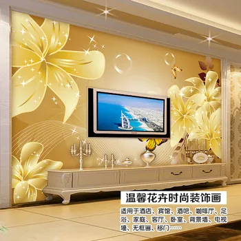 

Fashion Environmental Mural non-woven wall paper roll 3d mural photo wallpapers the fairy tale background homedecoration