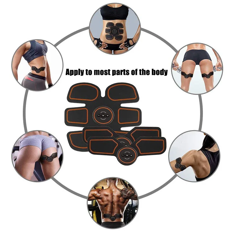 Muscular Abdominal Electro Stimulator Electric Belt Massager EMS Fitness Gym Training Apparatus Machine Legs Arm Slimming Shaper Muscular Abdominal Electro Stimulator Electric Belt Massager EMS Fitness Gym Training Apparatus Machine Legs Arm Slimming Shaper