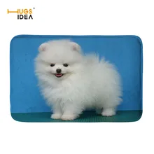 HUGSIDEA ковры для гостиной 3D Pomeranian дизайн коврики для ванной нескользящие alfombres украшения дома вход коврик