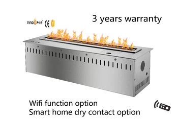 

24inch Long silver or black remote control intelligent buiten open haard