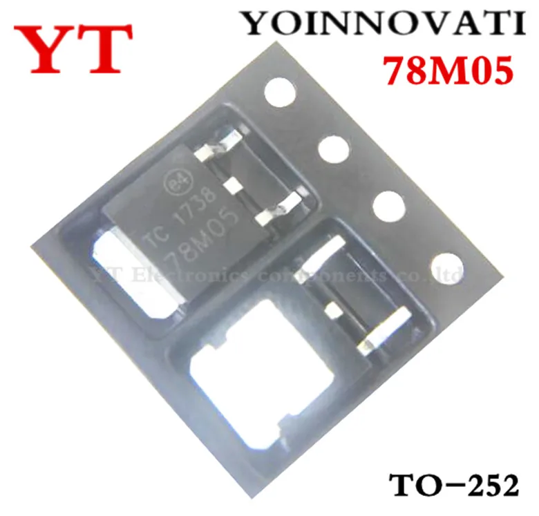 50 шт./лот L78M05CDT 78M05 IC REG LDO 5V 0.5A DPAK лучшее качество | Электронные компоненты и