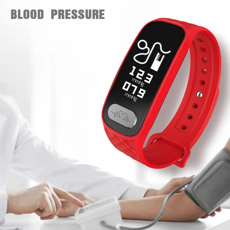 Bozlun Smart Wristband Men ECG Heart Rate Blood Presure APP Reminder