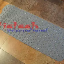 Dhl 10 шт. 40*100 см ПВХ нескользящй Коврик для ванны Нескользящие Коврики для ванной с присосками Семейные принадлежности