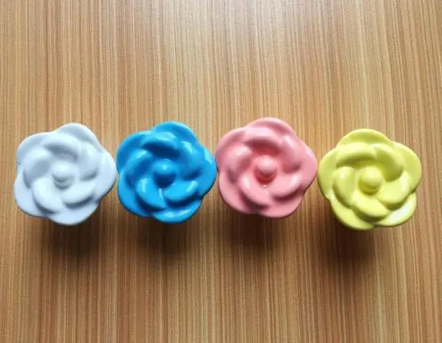 الأطفال unilocks مقبض السيراميك مقبض الكرتون الريفية سحب خزانة خزانة