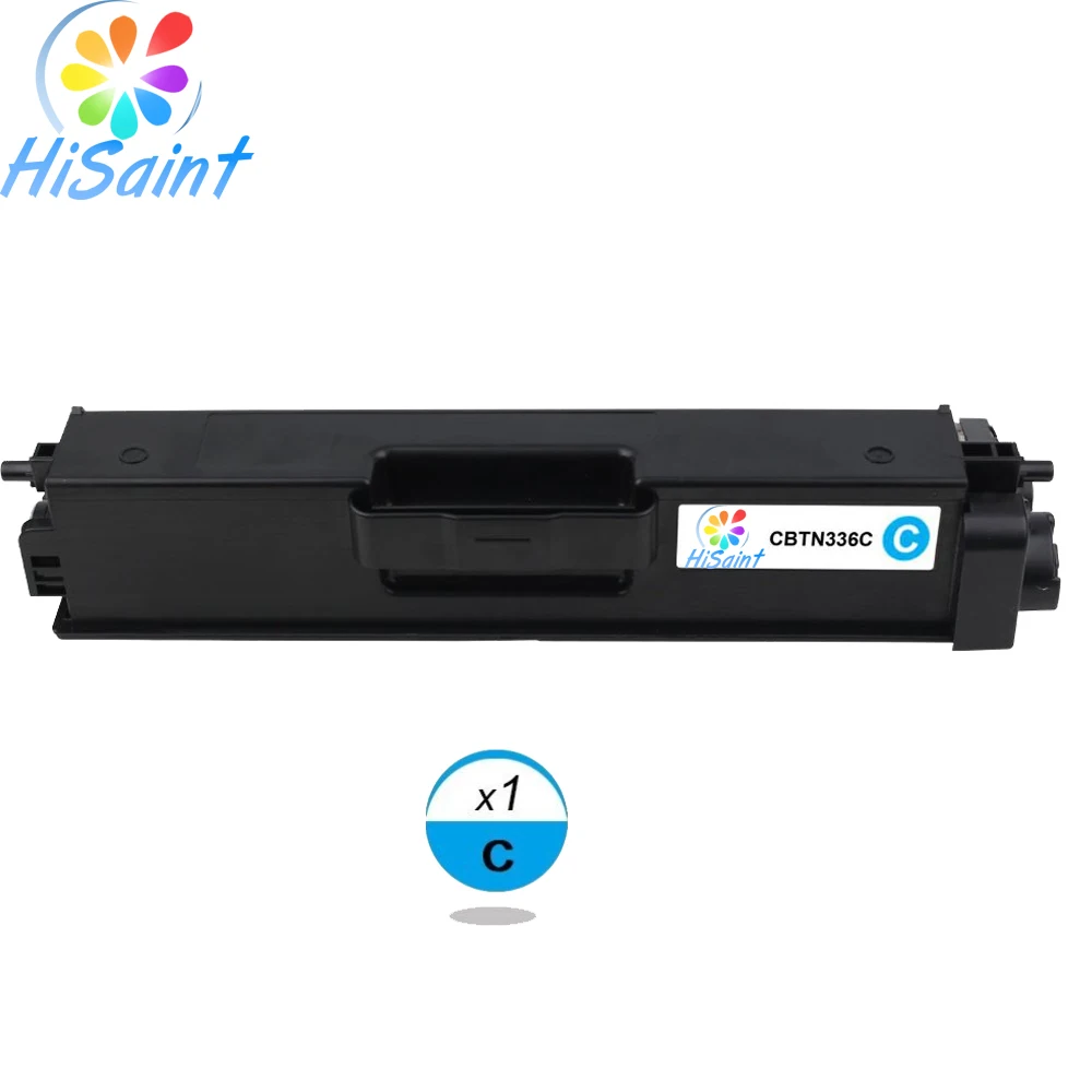 

Hisaint Listing Hot Sale Compatible Toner Cartridge Replacement for Brother TN336 TN-336 TN336C for Printer (Cyan 1-PK)