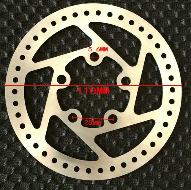 Электрический скутер тормозные колодки диск запасные части для Xiaomi Mijia M365 скутер скейтборд Суппорт тормозной диск детали тормозов - Цвет: 110