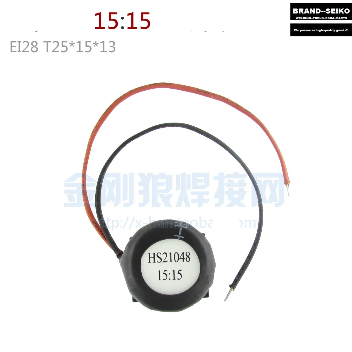 

15:15 2pcs/lot Inverter Welding Machine Driver Transformer T25*15*13 Ei28