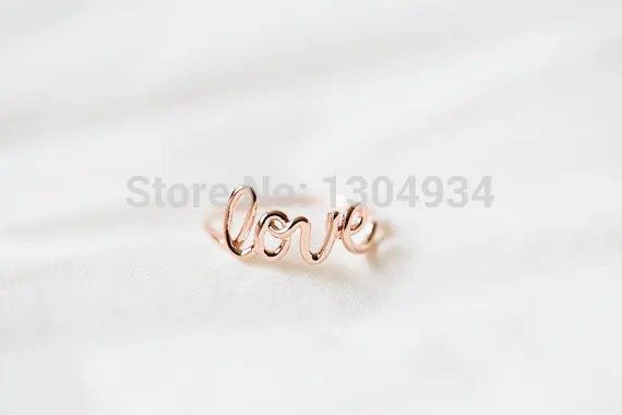 Jisensp 2020 Новое модное популярное изысканное кольцо из сплава с надписью Love женское