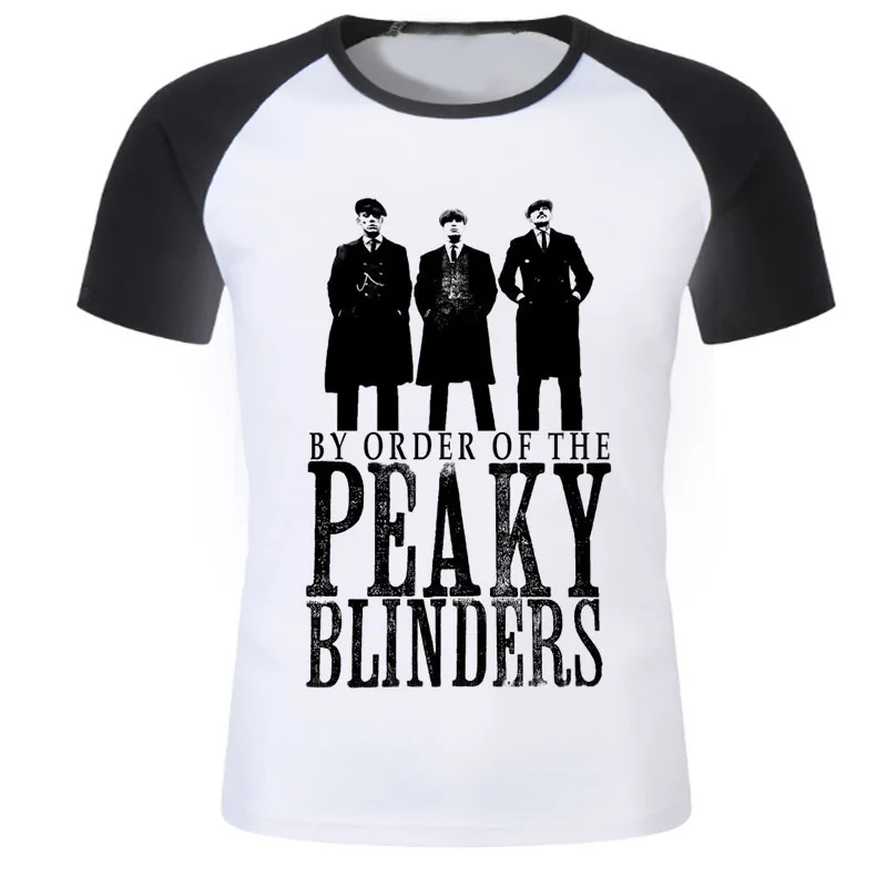 Peaky Blinders Футболка Мужская мода топы О-образный вырез короткий рукав Футболка Высокое качество Мужская новинка футболка Топы футболки одежда - Цвет: 7