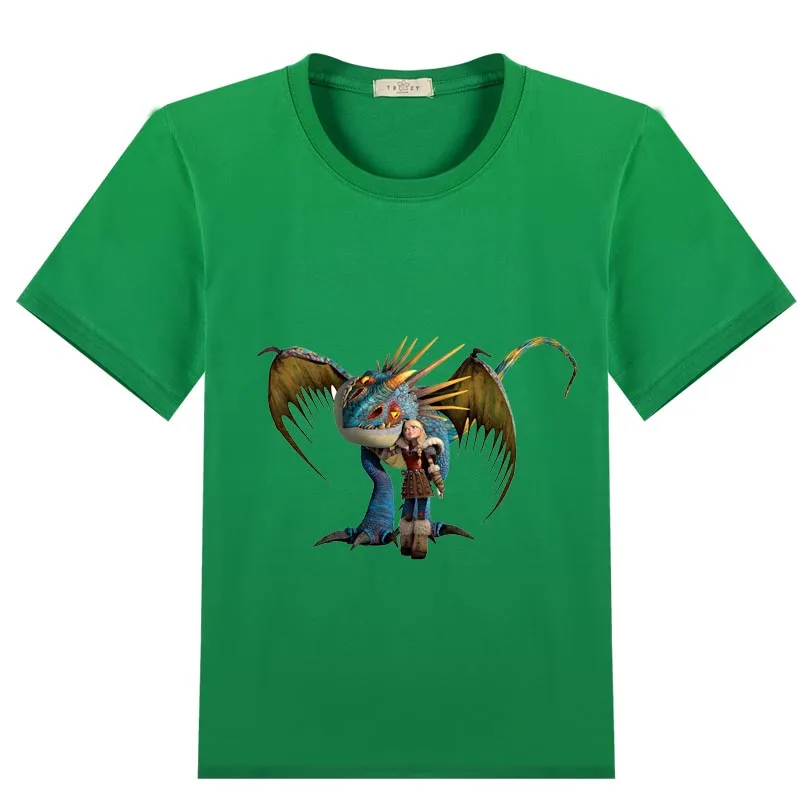 От 3 до 14 лет г. Летняя футболка для мальчиков футболка с рисунком дракона для мальчиков и девочек, детская одежда