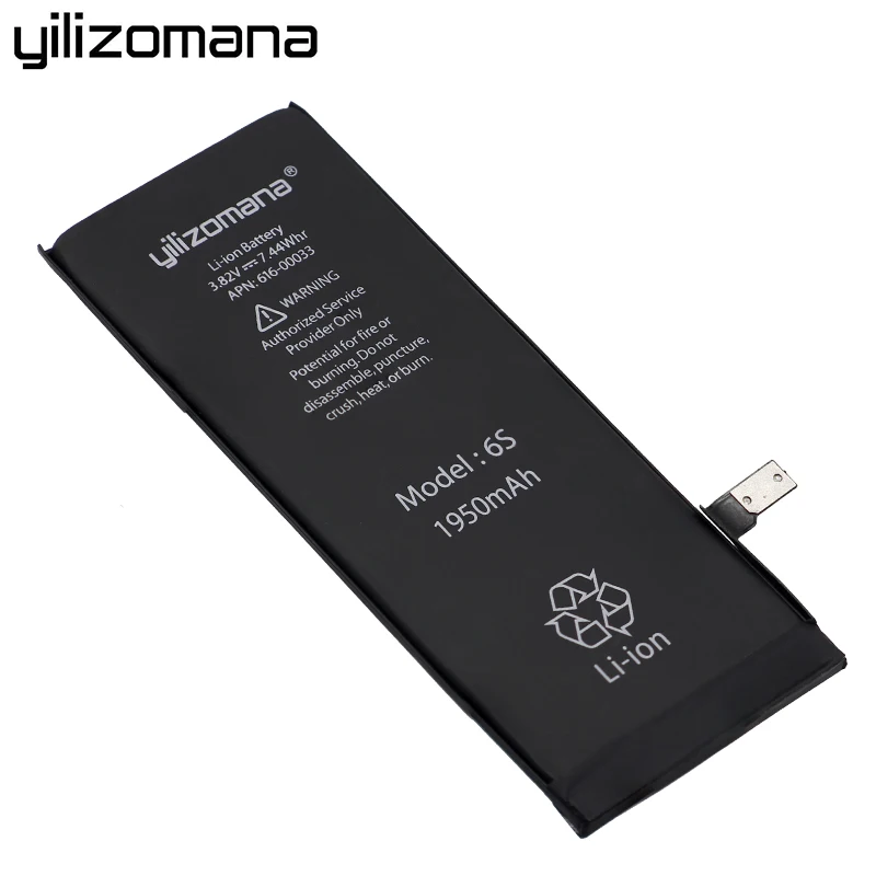 YILIZOMANA оригинальный сменный аккумулятор для телефона Apple iPhone 6S 6s Высокая емкость