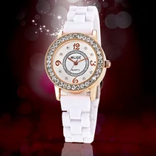 Women Watches 2015 Fashion Imitation Ceramic Band Ladies Watches Cusual Analog Dress Quartz Wristwatches relogio feminino
