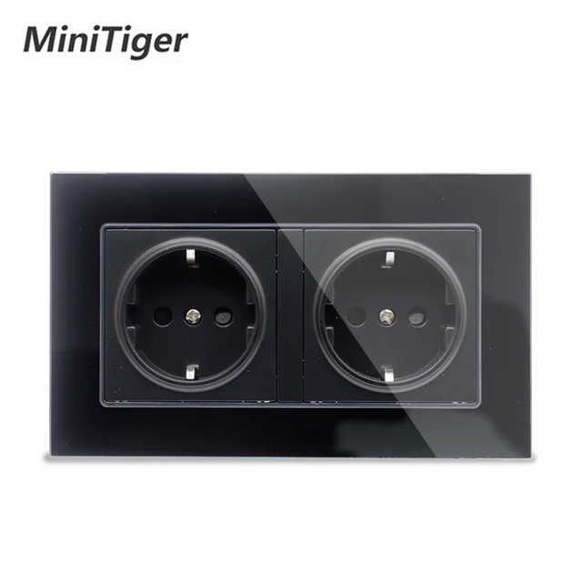 Minitiger biały luksusowe szklane panel zasilanie ścienne podwójne gniazdo wtyczka uziemione 16A standard ue elektryczne podwójne gniazdko 146 mm * 86 mm tanie i dobre opinie Stojący Styl Domy ogólnego przeznaczenia Prostokątne MT-P8-146GPW 146 mm*86 mm Brak Standardowy uziemienie White Black Minitiger biały luksusowe szklane panel zasilanie ścienne podwójne gniazdo wtyczka uziemione 16A standard ue elektryczne podwójne gniazdko 146 mm * 86 mm tanie i dobre opinie Stojący Styl Domy ogólnego przeznaczenia Prostokątne MT-P8-146GPW 146 mm*86 mm Brak Standardowy uziemienie White Black