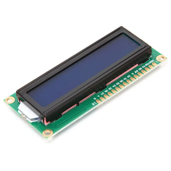 Yellow 1602 16X2 162 Big Character LCD Display Module Screen LCM Black on Yellow