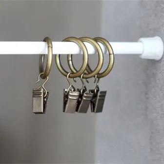 

Curtain Accessories 2 colors Zakka black multi-purpose curtain clip laundry folder belt clip curtain ring curtain clip