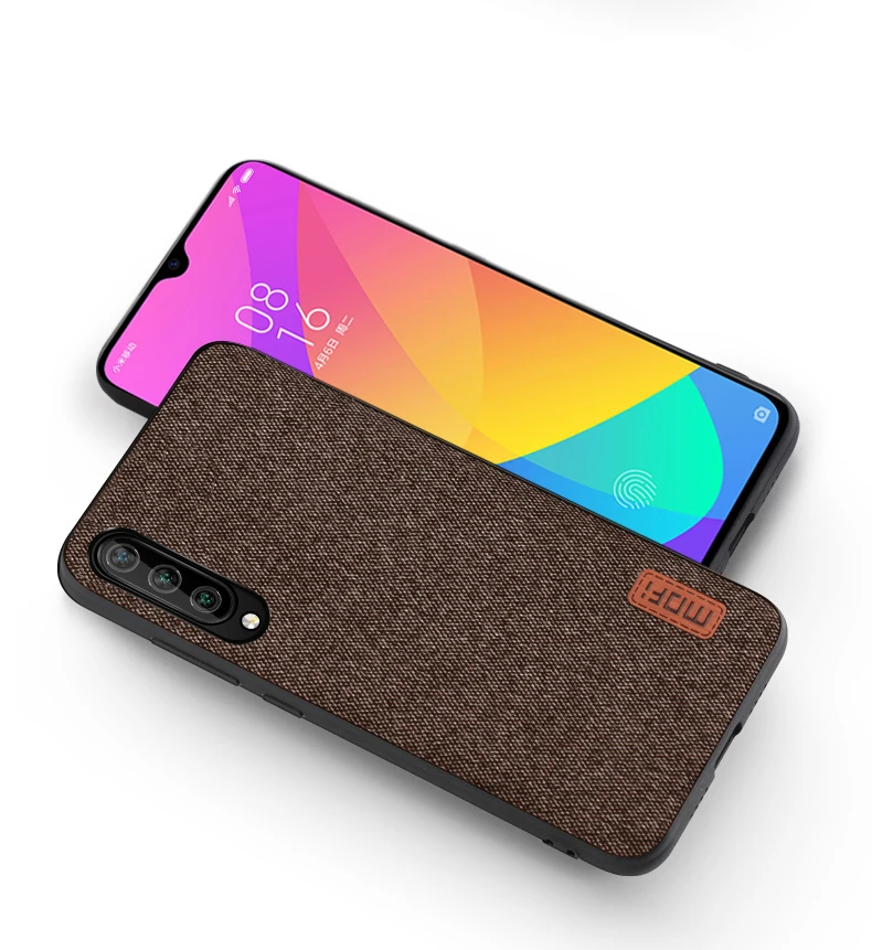 Для Xiaomi mi CC9 чехол Global MOFi mi CC9E задняя крышка Ткань ударопрочный CC 9E capas coque силиконовый чехол